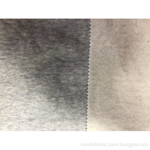 65%Polyester 35%Cotton Interloop Fleece Knitted Fabric